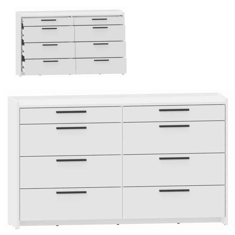 Komoda Matkam ALTIVO COM 135 6SW2SN biały 1 szt.