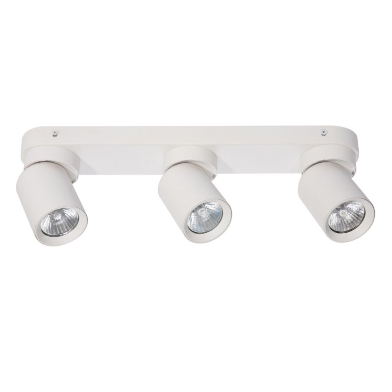 Lampa sufitowa 3x GU10 LED MasterLED Timo 39cm ruchoma biała mat IP20 kinkiet oprawa 1 szt.