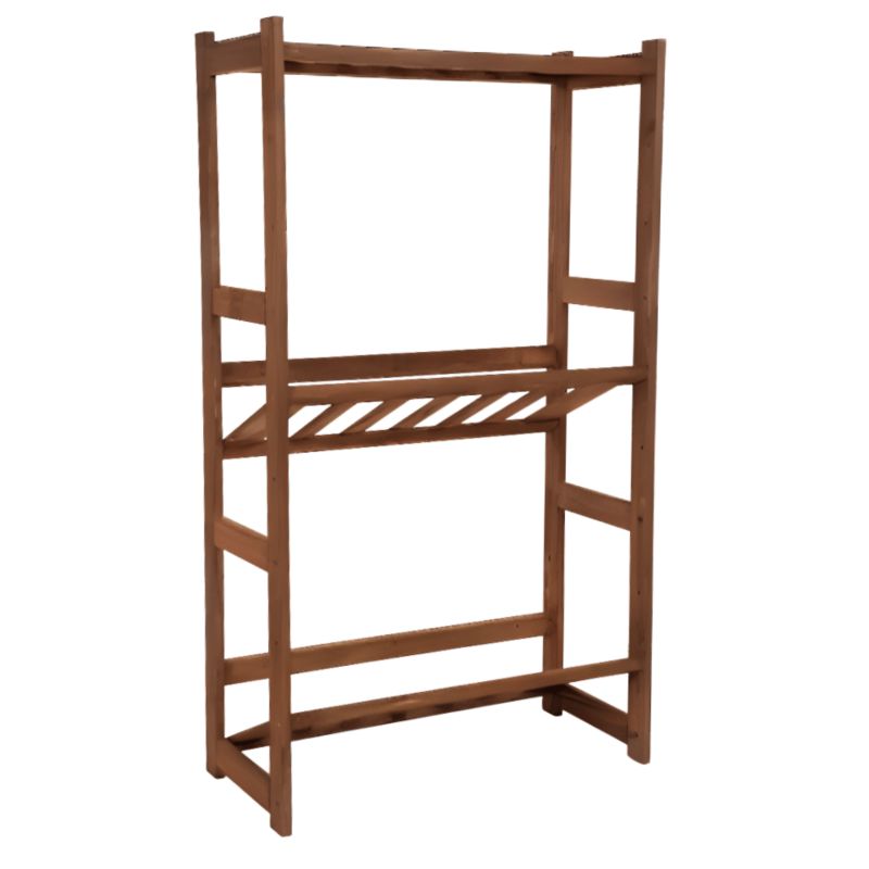 Regał na butelki i skrzynki MODO24 124,2 cm 3 półki impregnowany 1 szt.