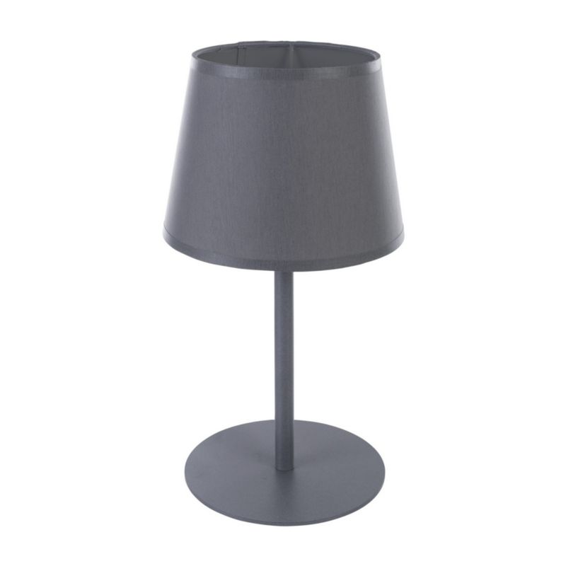 Lampa stołowa TK-Lighting Maja grafitowa 1 x E27 x 15W IP20 wym: 36 x 20 x 20 cm tkanina - 1 szt.