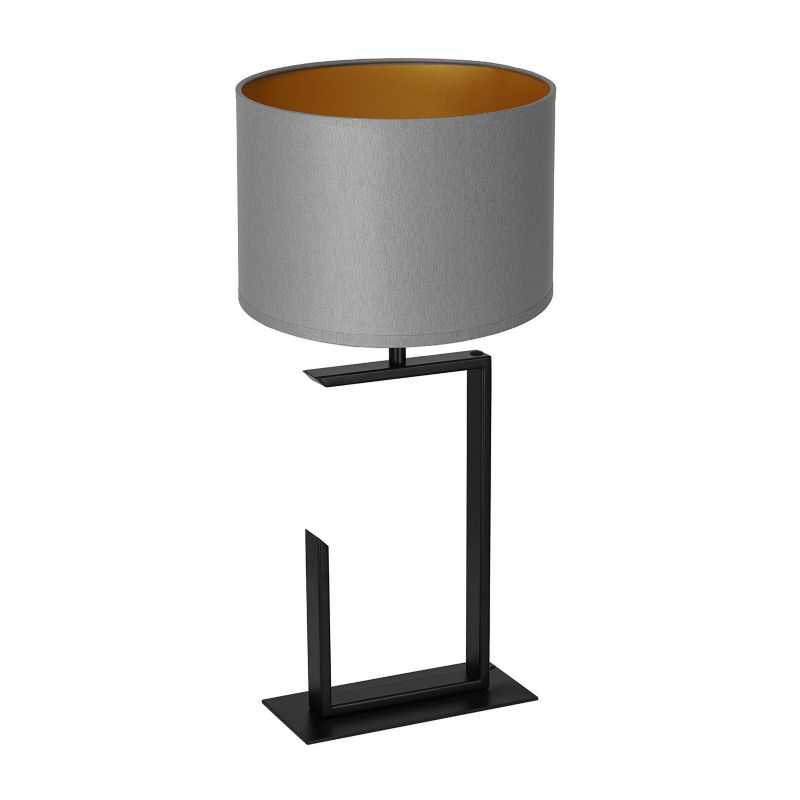 Lampka stołowa Luminex Table Lamps czarny mat-szara-złota 1 x E27 x 15W IP20 wym: 52 x 25 x 25 cm metal - 1 szt.