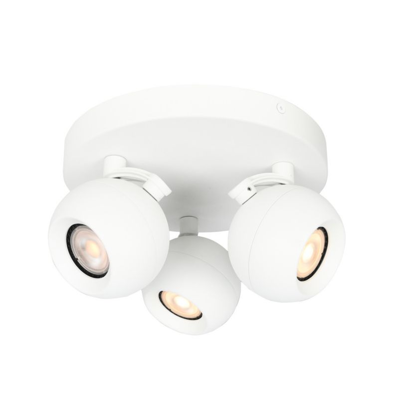 Lampa sufitowa Italux Lafin biały piaskowany 3 x GU10 x 10W wym: 13 x 22 x 22 cm - 1 szt.