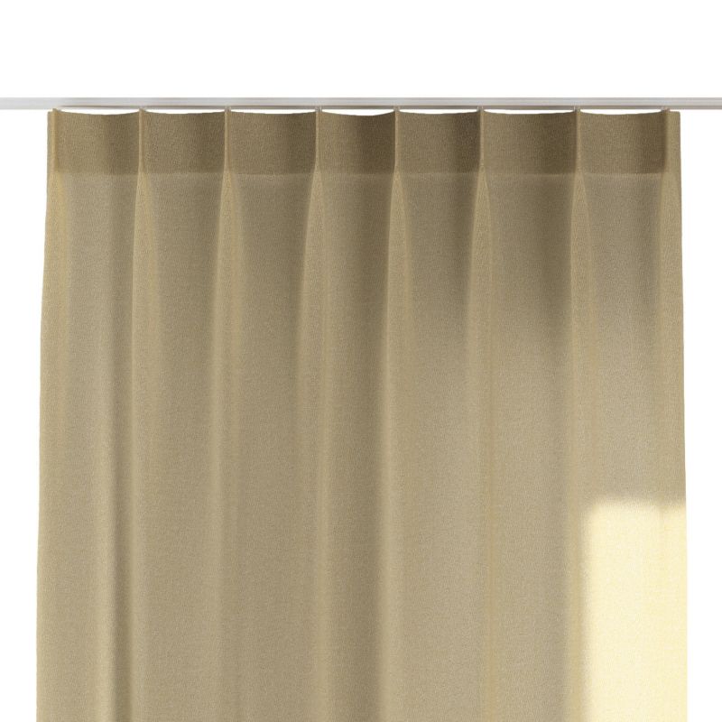 Zasłona na haczykach flex pojedynczych 130 x 245 cm Dekoria jasny beż 1 szt.