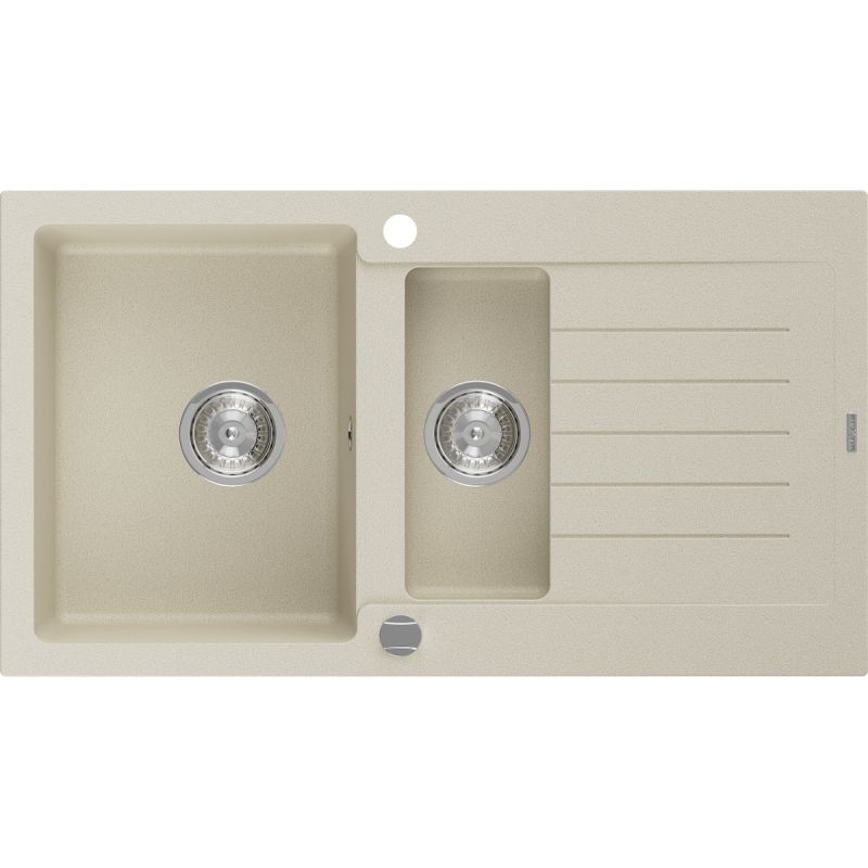 Zlewozmywak wpuszczany Mexen Matias 1,5-komorowy beżowy 900x505mm - 6502901505-69-B 1 szt.