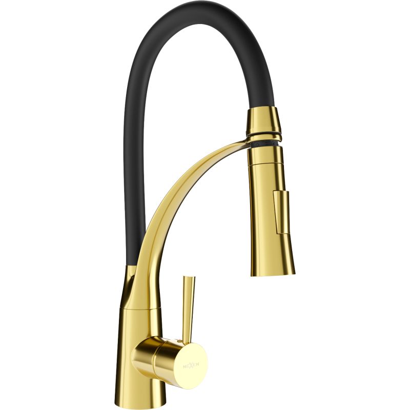 Bateria kuchenna Mexen Aster czarny/złoty 1 szt.