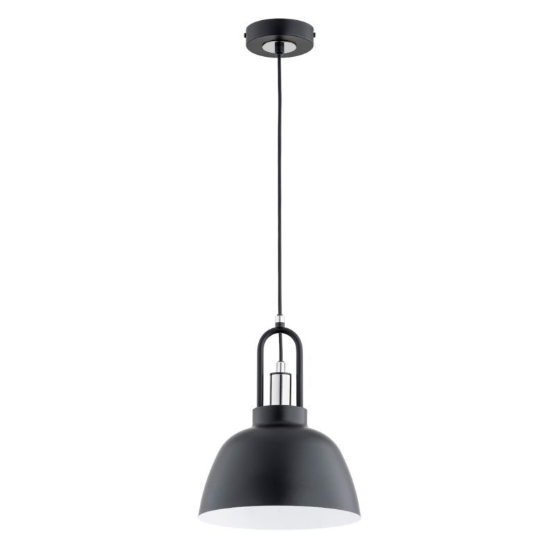 Lampa wisząca Alfa Mirave 3119 czarna-chromowana do kuchni 1xE27 x 15W 1 szt.