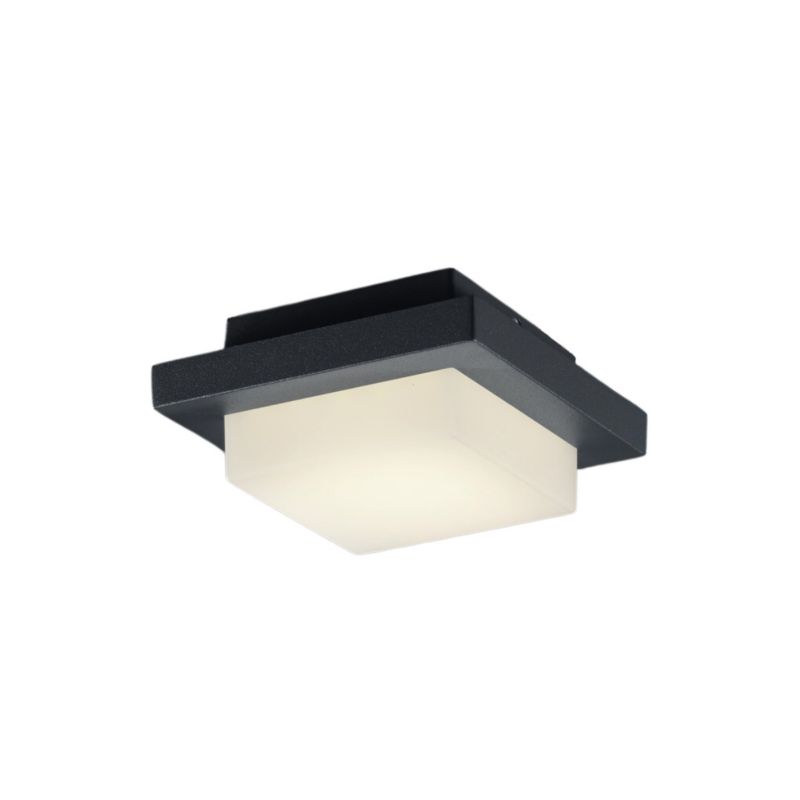 Lampa sufitowa zewnętrzna Trio Hondo antracytowa LED 4W 3000K 330lm IP54 wym: 14 x 14 x 14 cm - 1 szt.