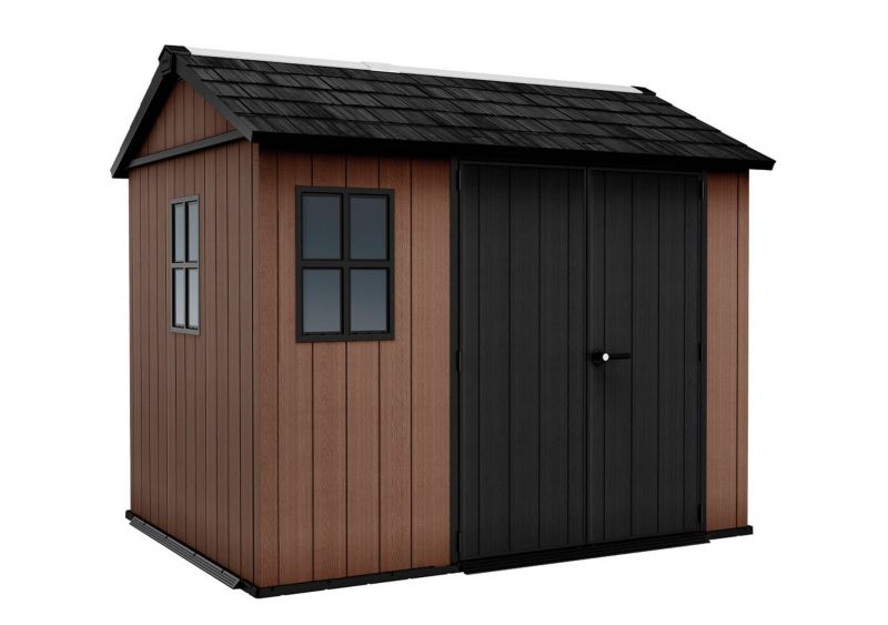 Domek ogrodowy Keter Newton Plus 975 narzędziowy brązowy 287x230x246 cm 1 szt