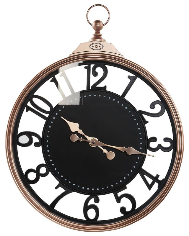 Zegar ścienny Alloza Czarny 1 szt.