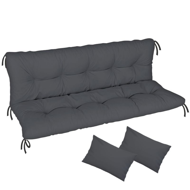 Poduszka materac na huśtawkę Comfort FEROCITY Grafit 185x50x50 1 szt.