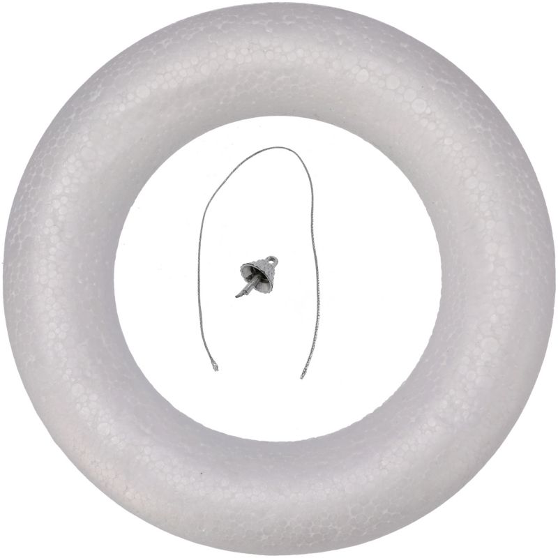 Zestaw DYI stryropianowe koło Jumi 22 cm biały