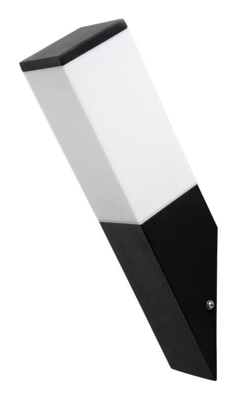 Kinkiet ścienny zewnętrzny Rabalux Bonn czarny matowy-biały 1 x E27 x 60W IP44 wym: 37 x 8 x 18,5 cm - 1 szt.