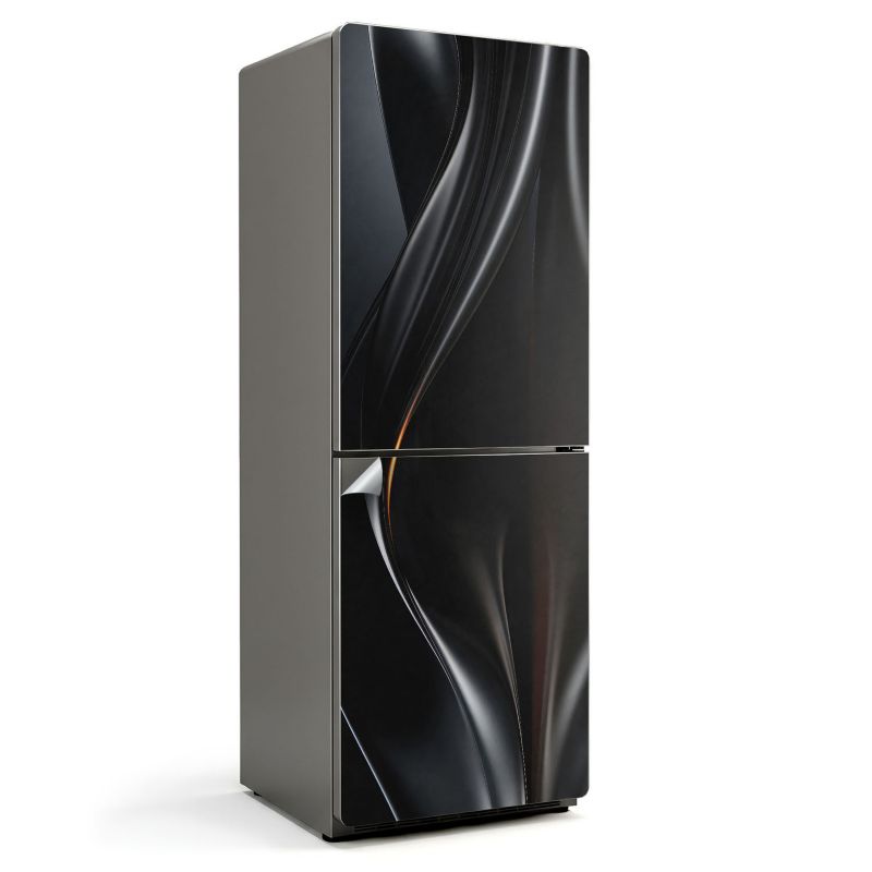 Naklejka na lodówkę Wallfluent 70x190 cm Płynne fale i krzywizny 1 szt.