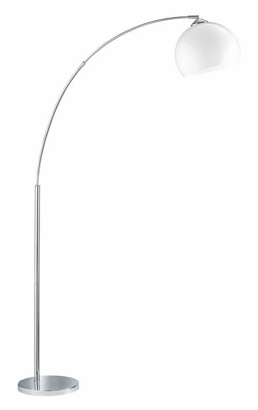 Lampa podłogowa stojąca RL Brasilia srebrno-biała łukowa 1 x E27 x 20W wym: 180 x 30 x 30 cm - 1 szt.