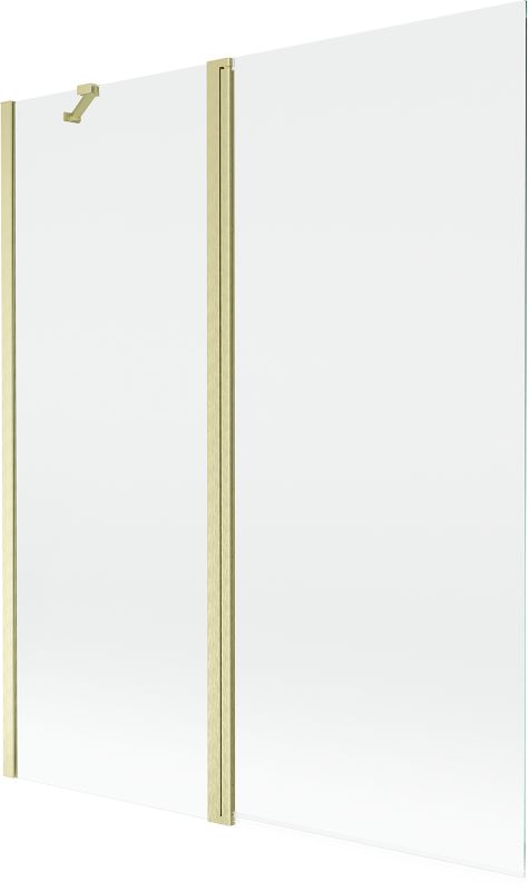 Parawan nawannowy Mexen Mist złoty szczotkowany 140x150 cm 2-skrzydłowy 1 szt