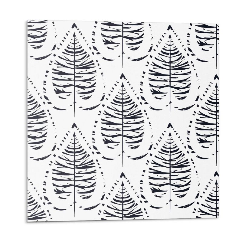 Kafelki samoprzylepne Wallfluent 30x30 cm Rytmiczne liściaste motywy 9 szt.