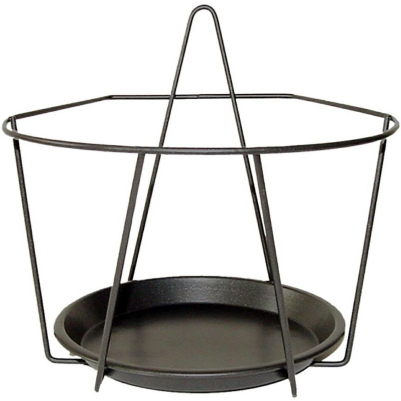 Kwietnik wiszący Esschert Design Metalowy Czarny 22x21x19 cm 1 szt.