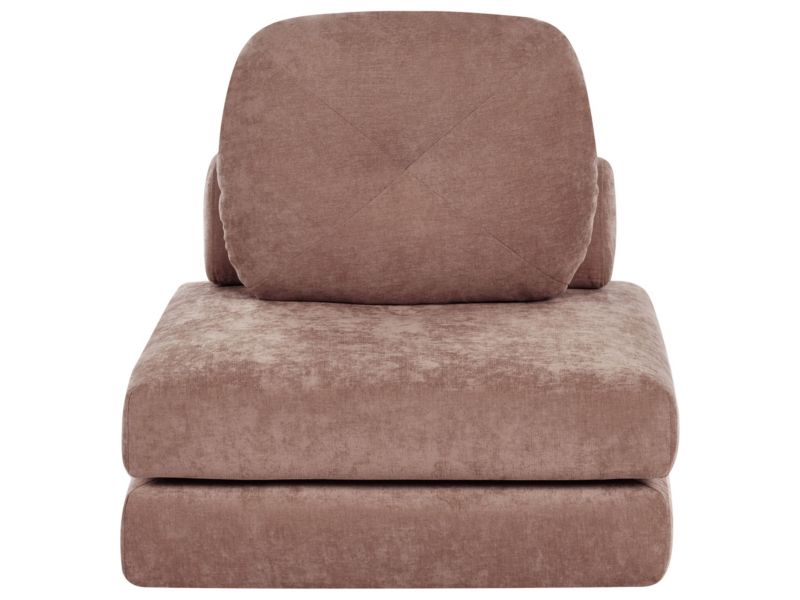 Sofa rozkładana jednoosobowa brązowa Olden 1 szt.