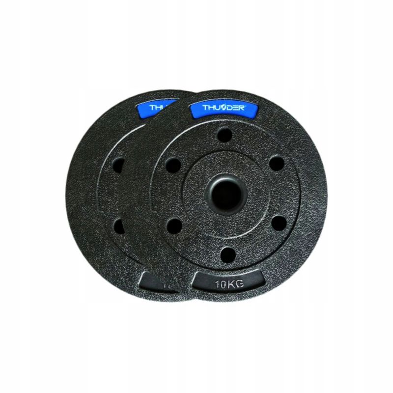Zestaw obciążeń bitumicznych THUNDER SET-B-02-20KG 2x10kg talerze kompozytowe 31mm 2szt.