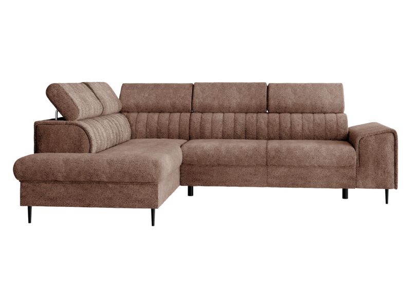 Narożnik z funkcją spania MIRJAN 24 Kadurin lewy z funkcją spania różowy 1 szt.