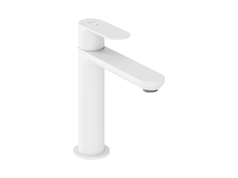 Bateria umywalkowa Ravak stojąca Eleganta BeCool EL 012.11WV 170 mm bez korka, biały mat 1 szt