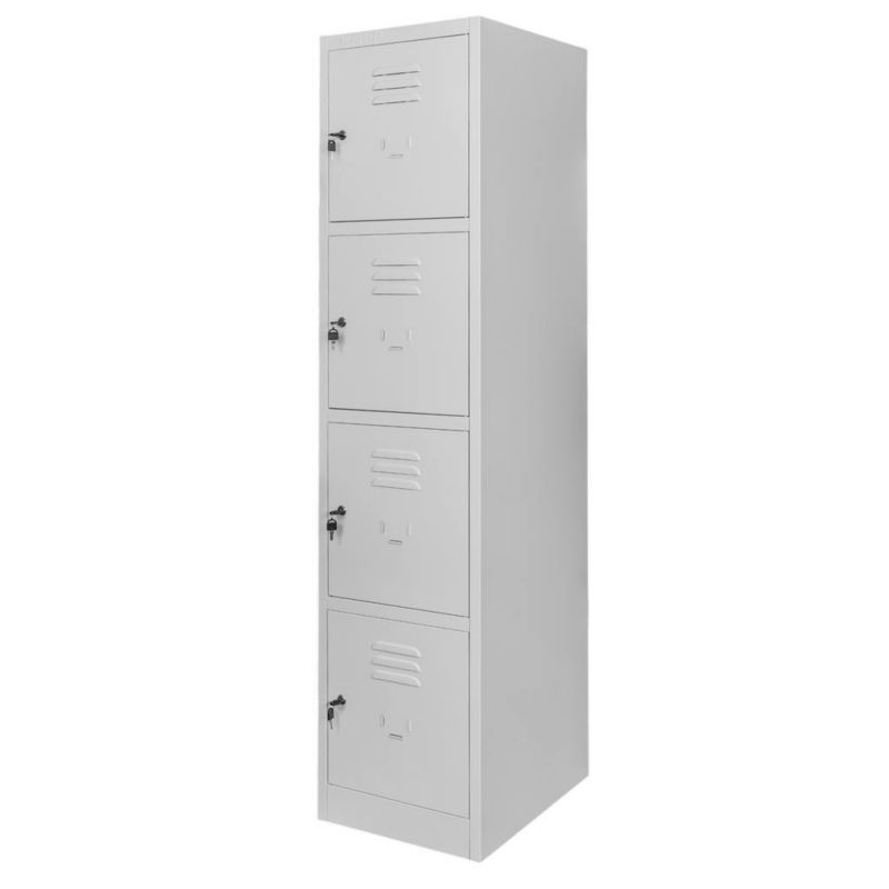 Szafka skrytkowa BHP Mega-M 4 drzwiowa Szara 40x50x180cm 1szt.