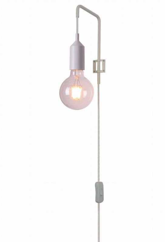 Kinkiet ścienny Candellux Laren biały 1 x E27 x 40W IP20 wym: 25 x 16 x 4,5 cm - 1 szt.