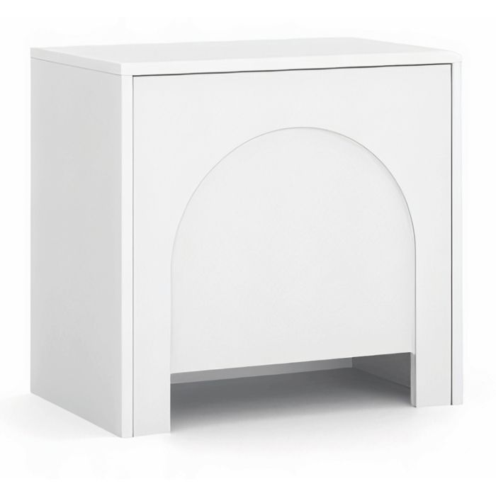 Szafka Nocna Ansa Mebel Elite 50 cm Biała 1 szt