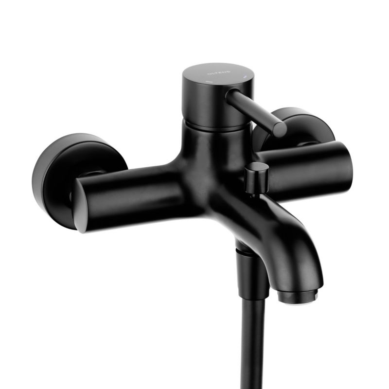 Bateria wannowo-prysznicowa Oltens Molle czarny mat jednouchwytowa, głowica Ceramiczna 1 szt.