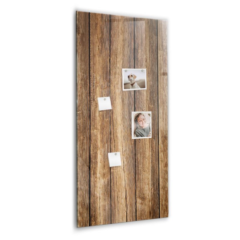Tablica magnetyczna Wallfluent 70x100 cm Tekstura drewna 1 szt.