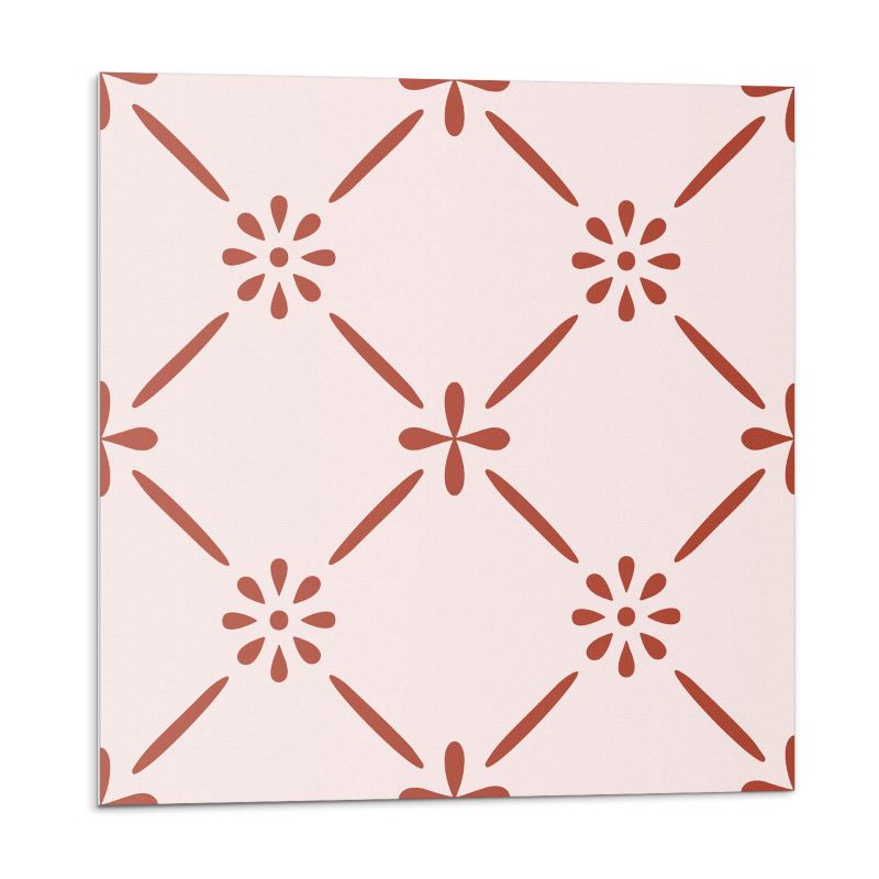 Kafelki samoprzylepne Wallfluent 50x50 cm Nowoczesny motyw florystyczny 4 szt.