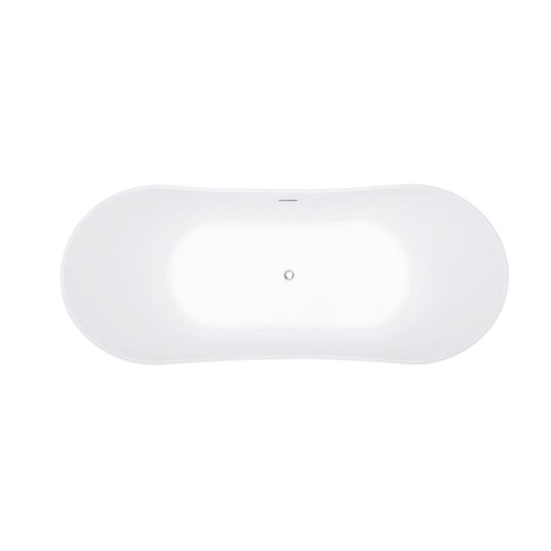 Wanna wolnostojąca Hagser Clara 180x80 cm akryl biały połysk 1 szt.