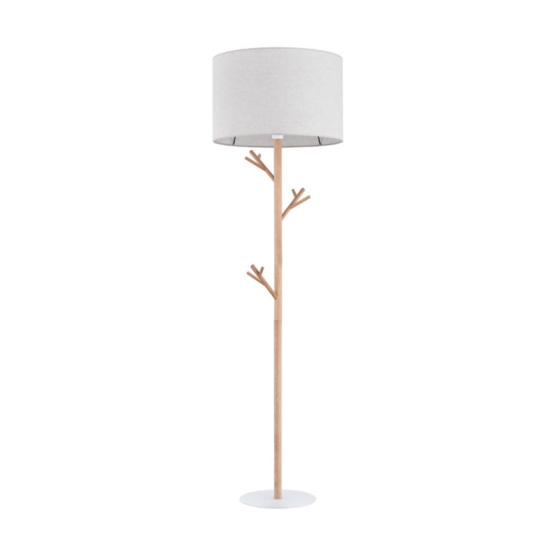 Lampa podłogowa stojąca TK-Lighting Albero biało-beżowa 1 x E27 x 20W wym: 170 x 50 x 50 cm - 1 szt.