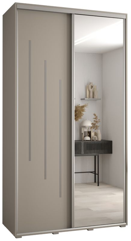 Szafa przesuwna Abiks 60 wysoka Dakota 9 160 kaszmir+kaszmir+srebr 1 szt