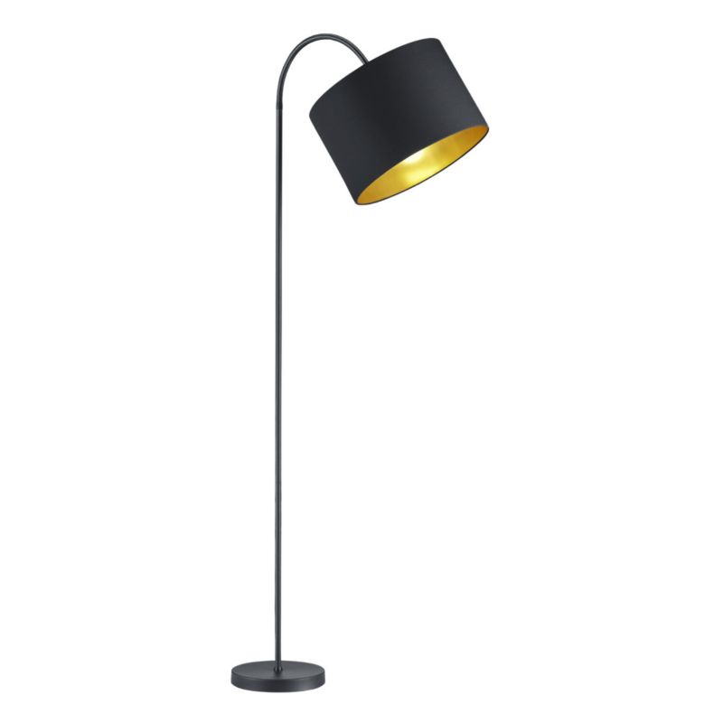 Lampa podłogowa stojąca Trio Hostel czarna 1 x E27 x 20W wym: 156 x 35 x 35 cm - 1 szt.