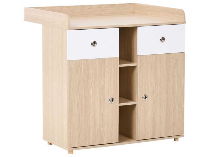 Komoda z przewijakiem Delisle Jasnobrązowy 1 szt.