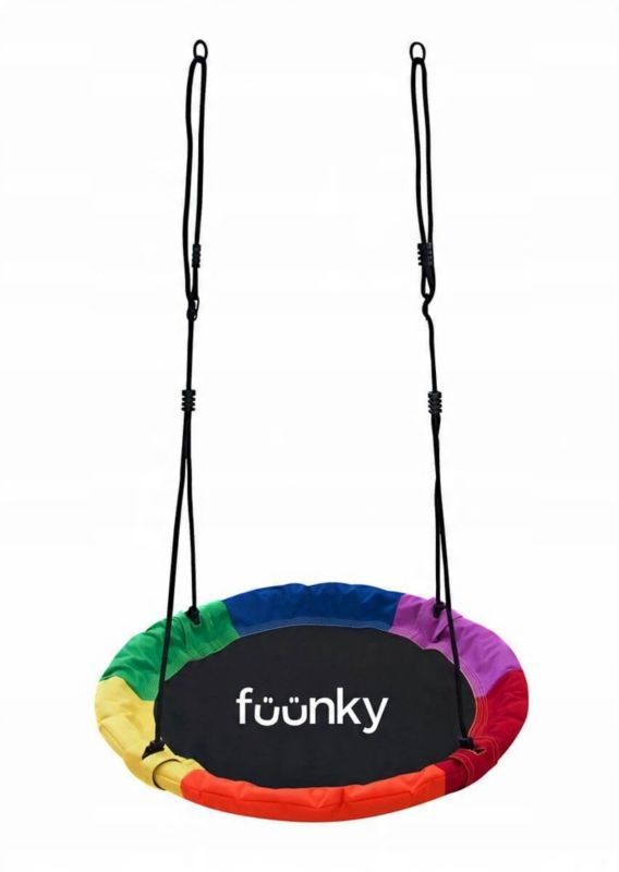Huśtawka Fuunky Ogrodowa Bocianie Gniazdo dla Dziecka do 150kg Duża śr. 100 cm 1 szt