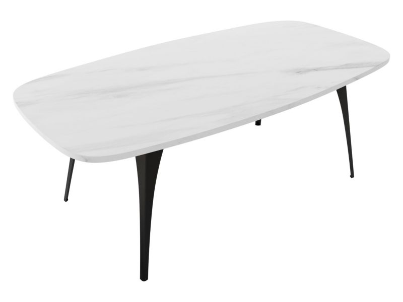 Stolik kawowy MIRJAN 24 Fabiola czarny/marmur bianco 1 szt.