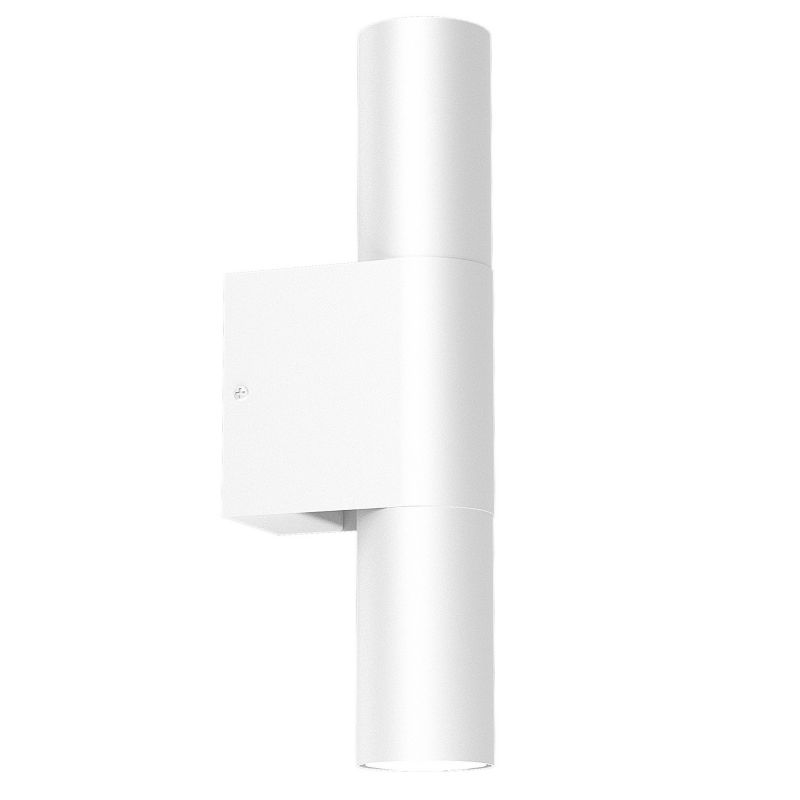 Kinkiet ścienny Luminex Wall biały mat styl minimalistyczny 1 x GU10 x 8W IP20 wym: 30 x 6 x 11 cm - 1 szt.