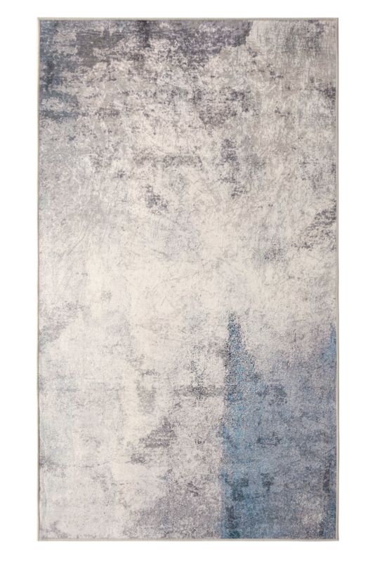 Dywan Indavo Stamp melanż 50 x 80 cm niebieski