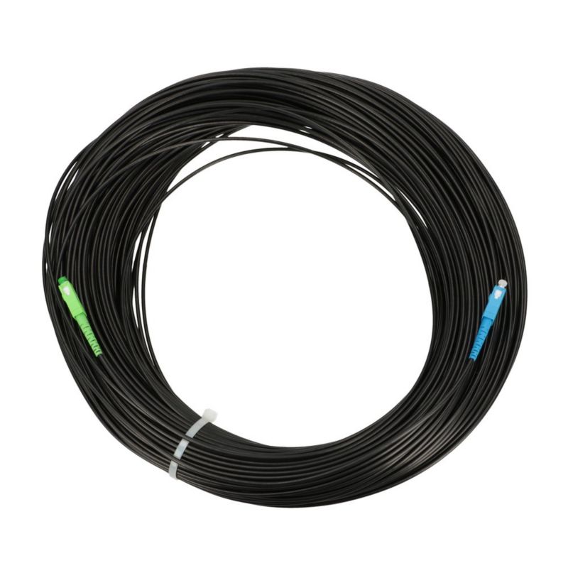 Patchcord Extralink SC/APC-SC/UPC Okrągły, wiszący, jednomodowy, Simplex, G.657A2, 160m 1szt