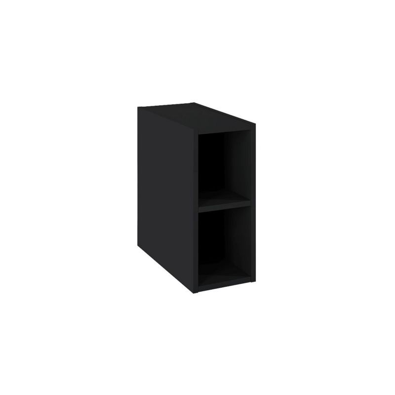 Szafka boczna wisząca Oltens Vernal czarny mat 20 cm x 47 cm 1 szt.