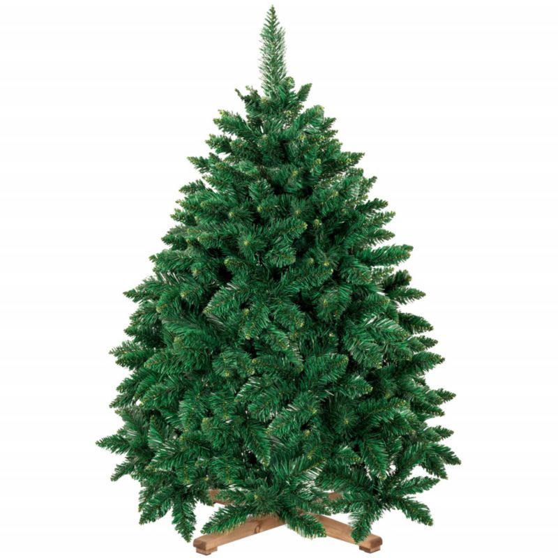 Sztuczna choinka Springos 150 cm sosna leśna Royal Trees premium ze stojakiem drewnianym 1 szt.