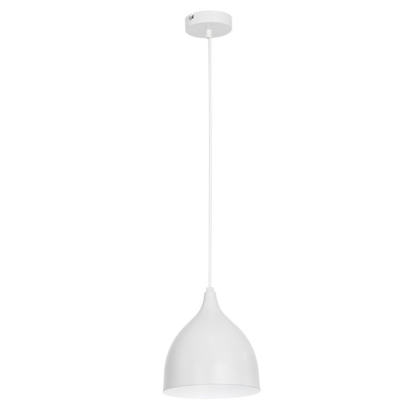 Lampa wisząca Luminex Noak Classic jasny szaro-biała wym: 110 x 17 x 17 cm 1xE27 x 15W 1 szt.