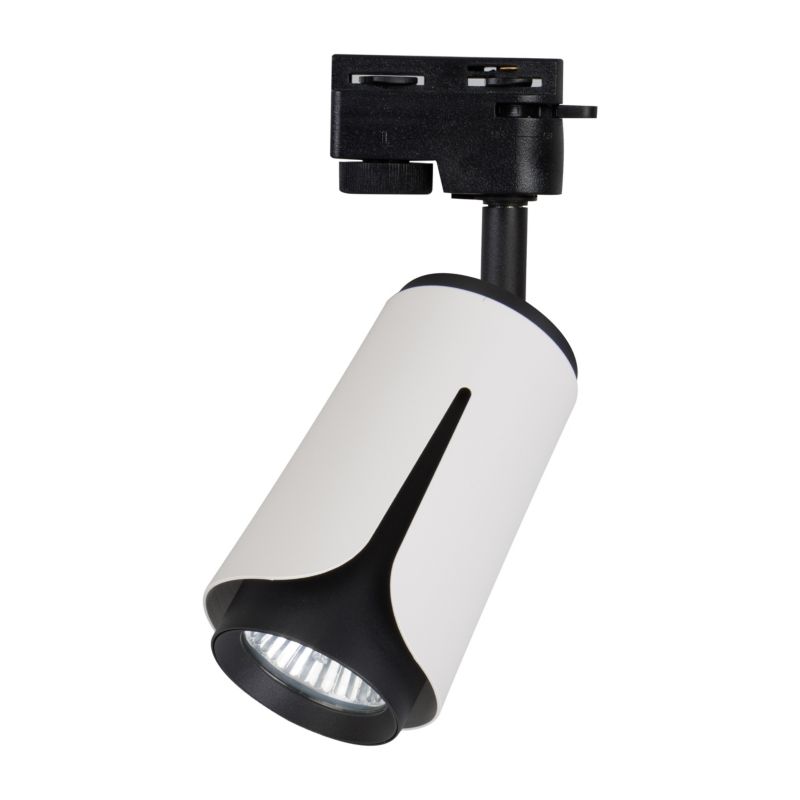 Reflektor lampa LED XUDO GU10 Szyna 1-faza Biało-Czarny 1 szt.