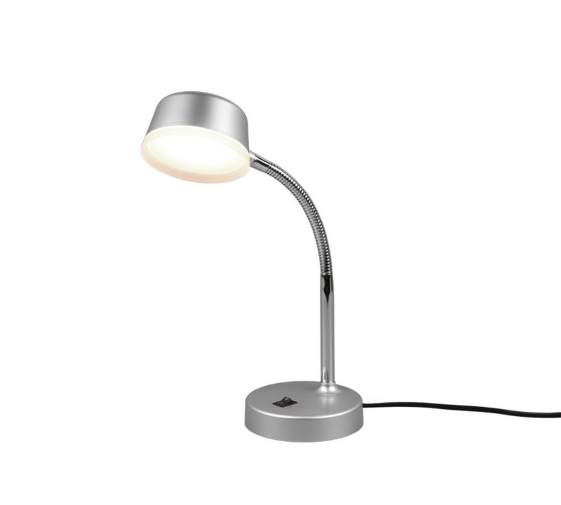 Lampka biurkowa RL Kiko srebrna LED 4.5W 3000K 300lm IP20 wym: 34 x 12 x 12 cm tworzywo sztuczne - 1 szt.