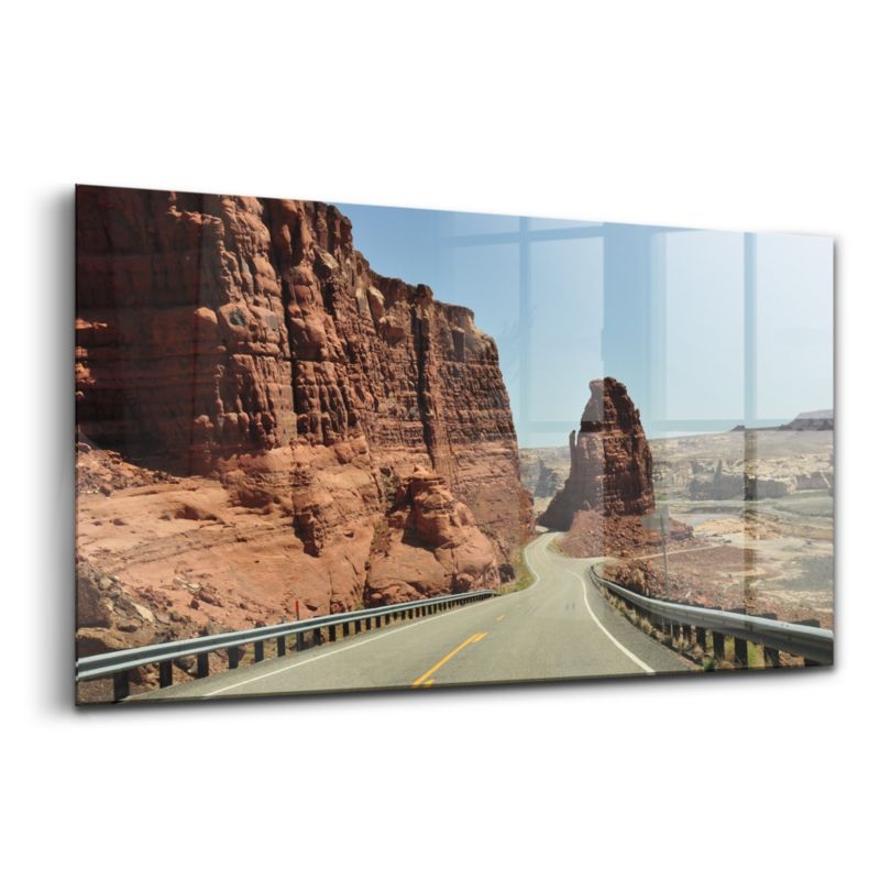 Obraz Szklany Wallfluent 140x70 cm Route 66 w Stanach Zjednoczonych 1 szt.