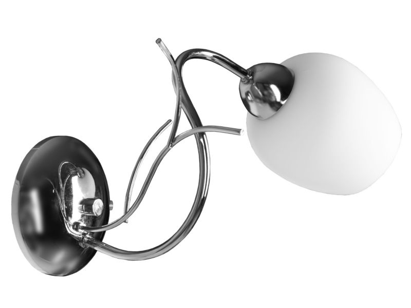 Lampa ścienna kinkiet Light Home LH Dorika Chrom 1x E14 40W srebrny 1szt.