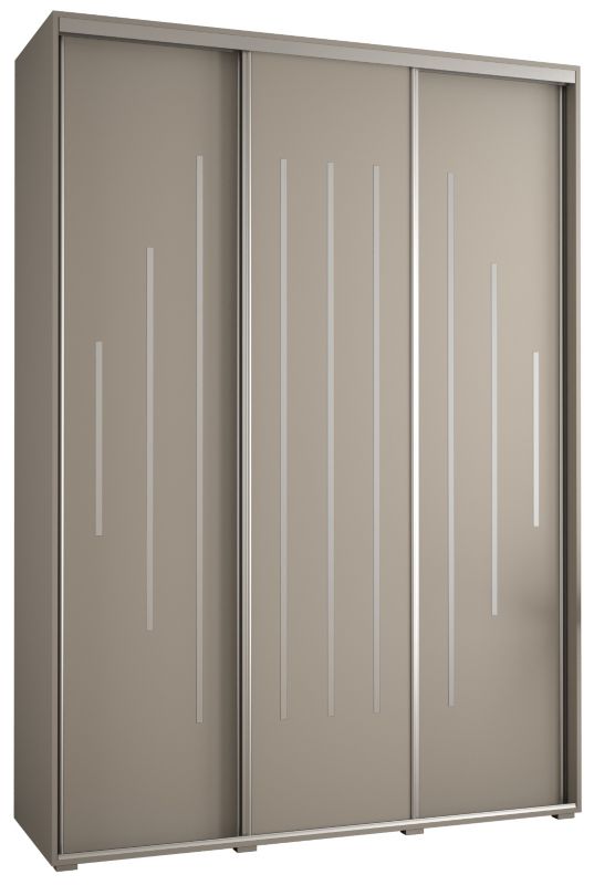 Szafa przesuwna Abiks 60 wysoka Dakota 12 180 kaszmir+kaszmir+sreb 1 szt