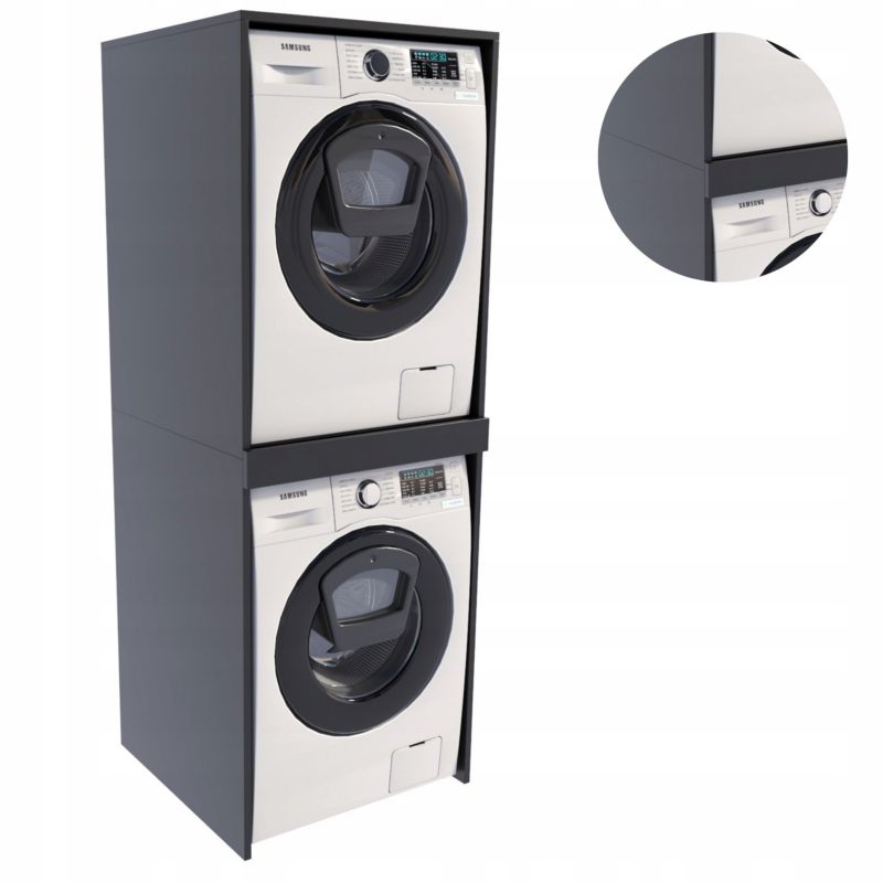 Szafka nad pralkę Matkam na suszarkę TS Per czarny 1 szt.